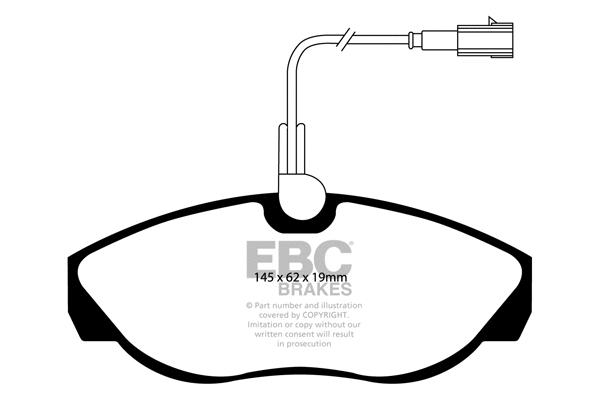 Brake Pad Set, disc brake (DP1417)