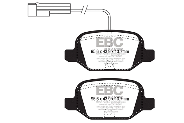Brake Pad Set, disc brake (DP1338/2)