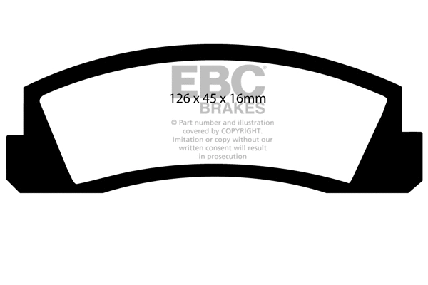 Brake Pad Set, disc brake (DP309)