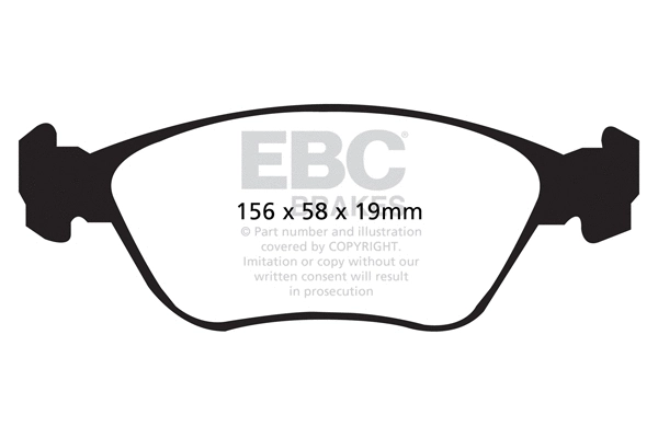 Brake Pad Set, disc brake (DP1362)