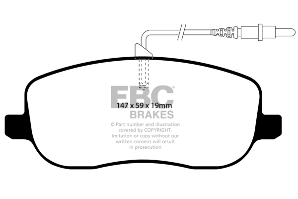Brake Pad Set, disc brake (DP21466)