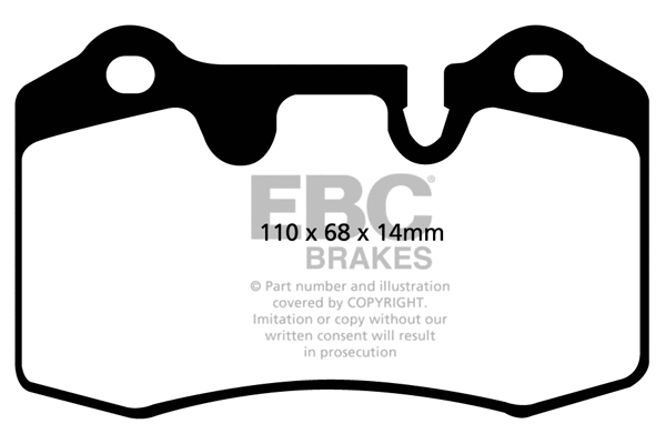 Brake Pad Set, disc brake (DP31909C)