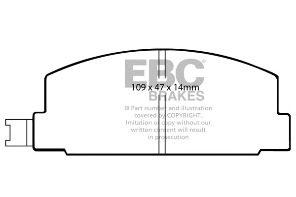 Brake Pad Set, disc brake (DP469)