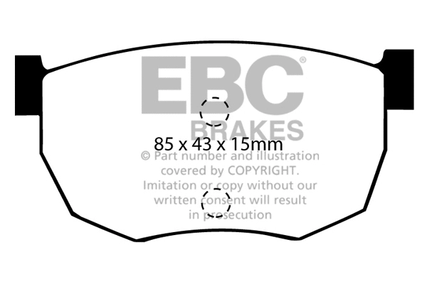 Brake Pad Set, disc brake (DP468)