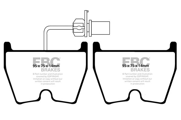 Brake Pad Set, disc brake (DP51513/3NDX)