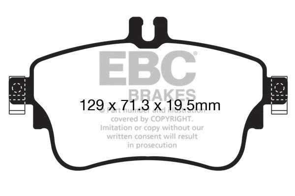 Brake Pad Set, disc brake (DP22164)