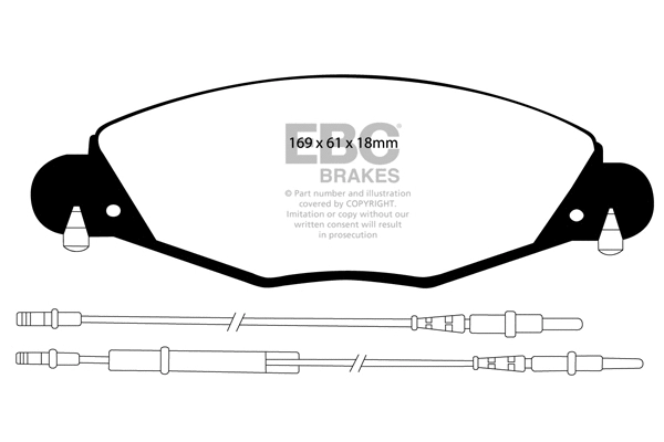 Brake Pad Set, disc brake (DP1372)