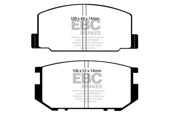 Brake Pad Set, disc brake (DP532)