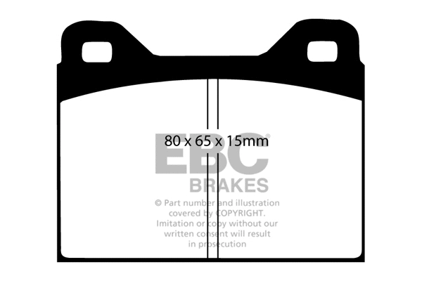 Brake Pad Set, disc brake (DP135)
