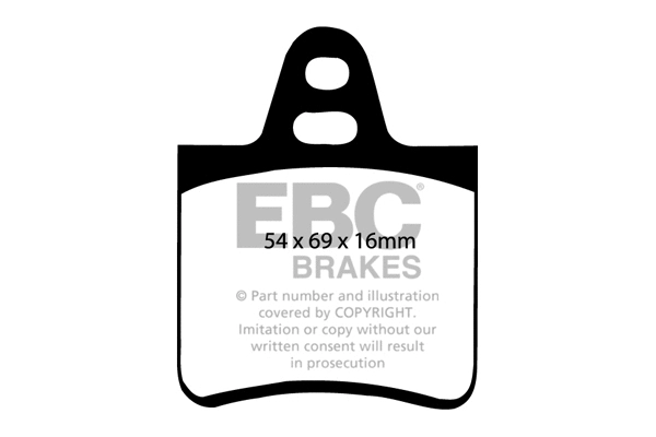 Brake Pad Set, disc brake (DP222)