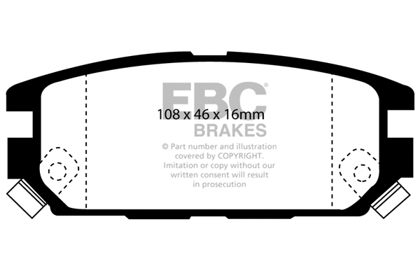 Brake Pad Set, disc brake (DP2987)