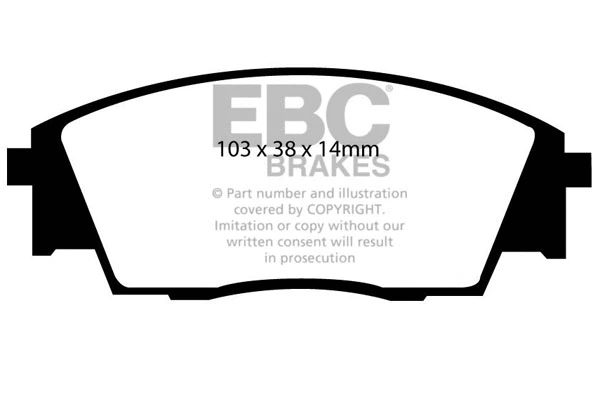 Brake Pad Set, disc brake (DP840)