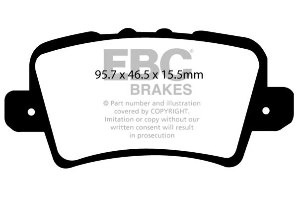Brake Pad Set, disc brake (DP1902)