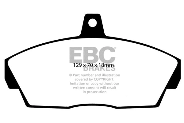 Brake Pad Set, disc brake (DP61415)