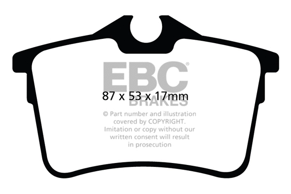 Brake Pad Set, disc brake (DP42017R)