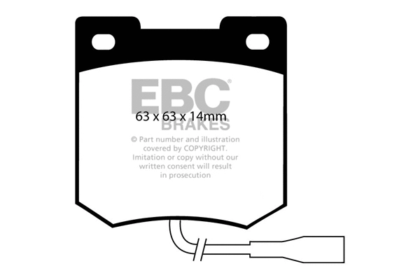 Brake Pad Set, disc brake (DP353)