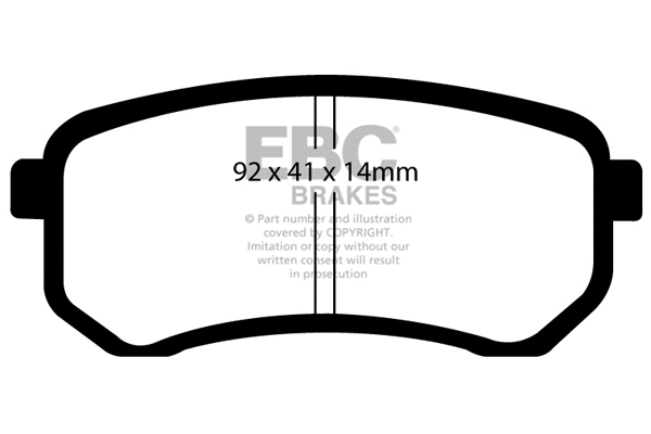 Brake Pad Set, disc brake (DP1567)
