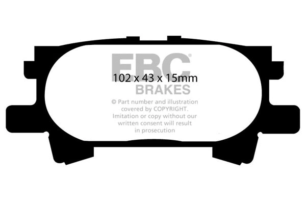 Brake Pad Set, disc brake (DP1682)