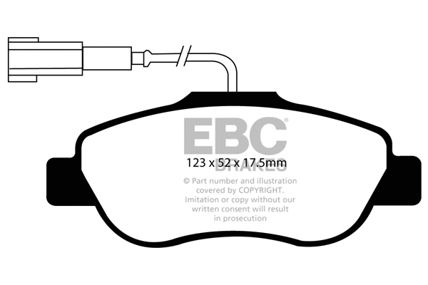 Brake Pad Set, disc brake (DP1573/2)