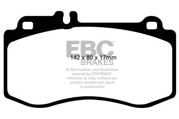 Brake Pad Set, disc brake (DP31857C)