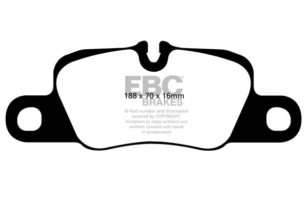 Brake Pad Set, disc brake (DP41858R)