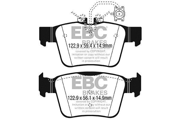 Brake Pad Set, disc brake (DP22315)