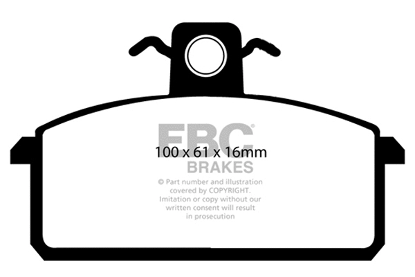 Brake Pad Set, disc brake (DP410/4)
