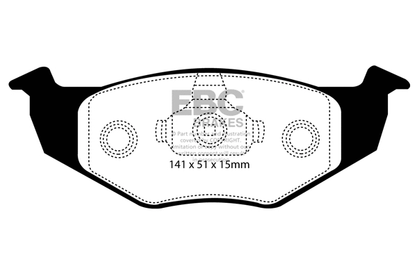 Brake Pad Set, disc brake (DP1137)