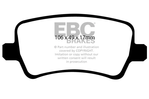 Brake Pad Set, disc brake (DP1934)