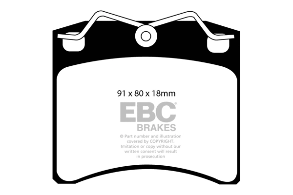 Brake Pad Set, disc brake (DP1116)
