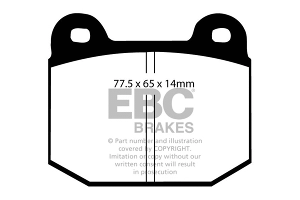 Brake Pad Set, disc brake (DP2197/2)