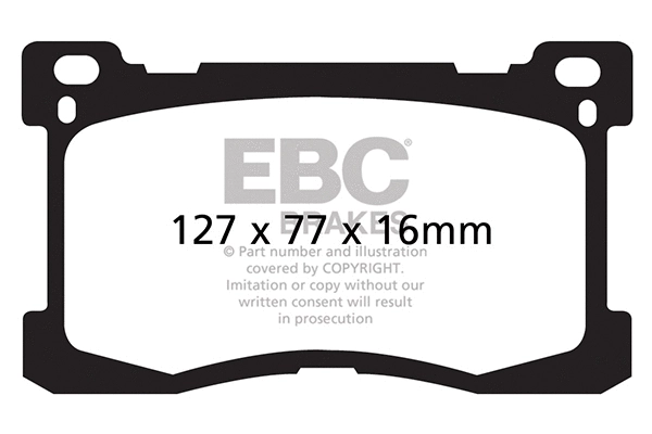 Brake Pad Set, disc brake (DP31882C)