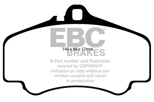 Brake Pad Set, disc brake (DP31454C)