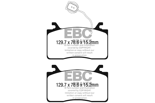 Brake Pad Set, disc brake (DP32325C)