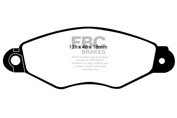 Brake Pad Set, disc brake (DP1136)