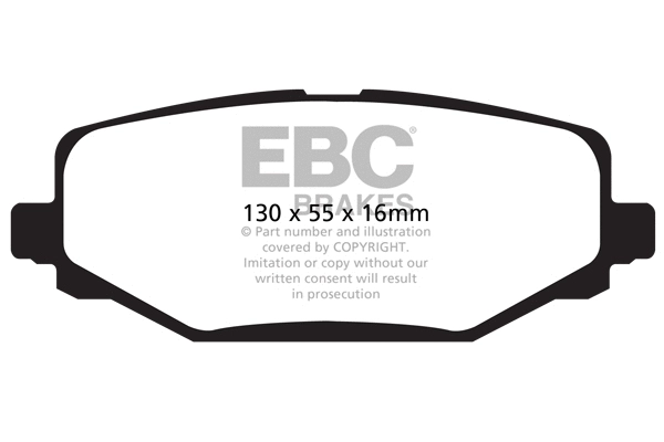 Brake Pad Set, disc brake (DP1889)