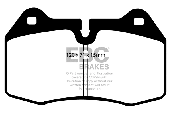 Brake Pad Set, disc brake (DP1644)