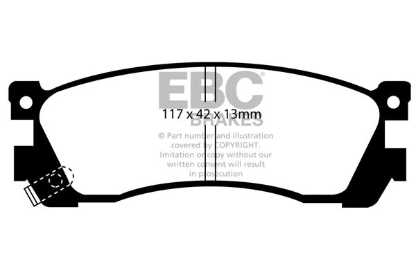 Brake Pad Set, disc brake (DP740)