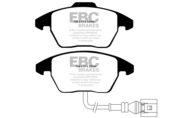 Brake Pad Set, disc brake (DP1517)
