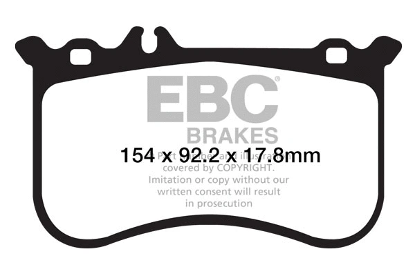 Brake Pad Set, disc brake (DP32138C)