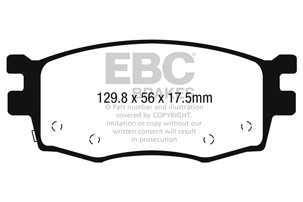 Brake Pad Set, disc brake (DP22282)