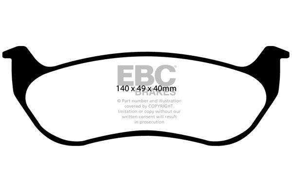 Brake Pad Set, disc brake (DP61673)