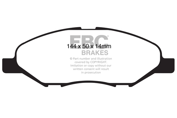 Brake Pad Set, disc brake (DP1832)