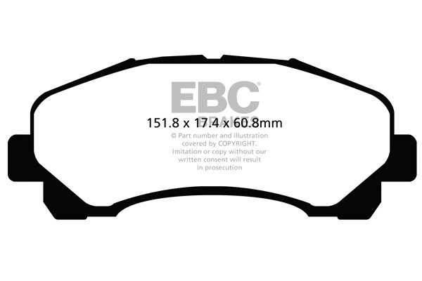 Brake Pad Set, disc brake (DP42113R)