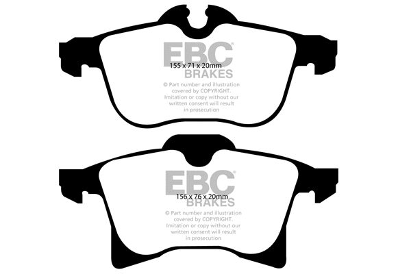 Brake Pad Set, disc brake (DP1520)