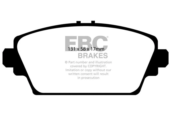 Brake Pad Set, disc brake (DP1339)