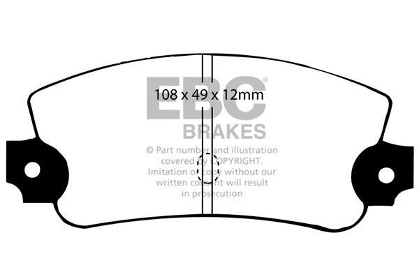 Brake Pad Set, disc brake (DP2231)