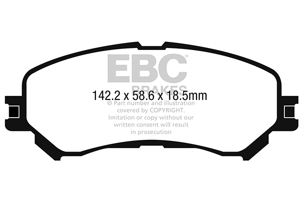 Brake Pad Set, disc brake (DP22272)