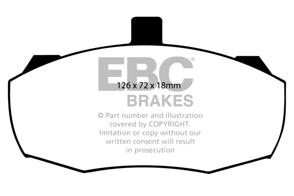 Brake Pad Set, disc brake (DP462)