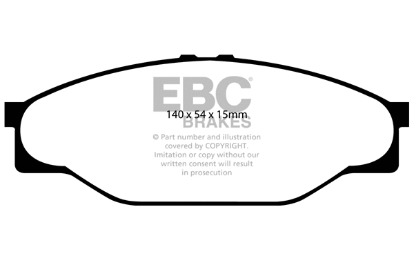 Brake Pad Set, disc brake (DP787)